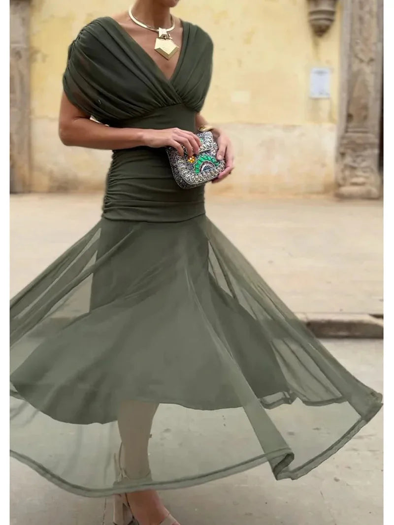 Marisela | Emerald Flow Gown