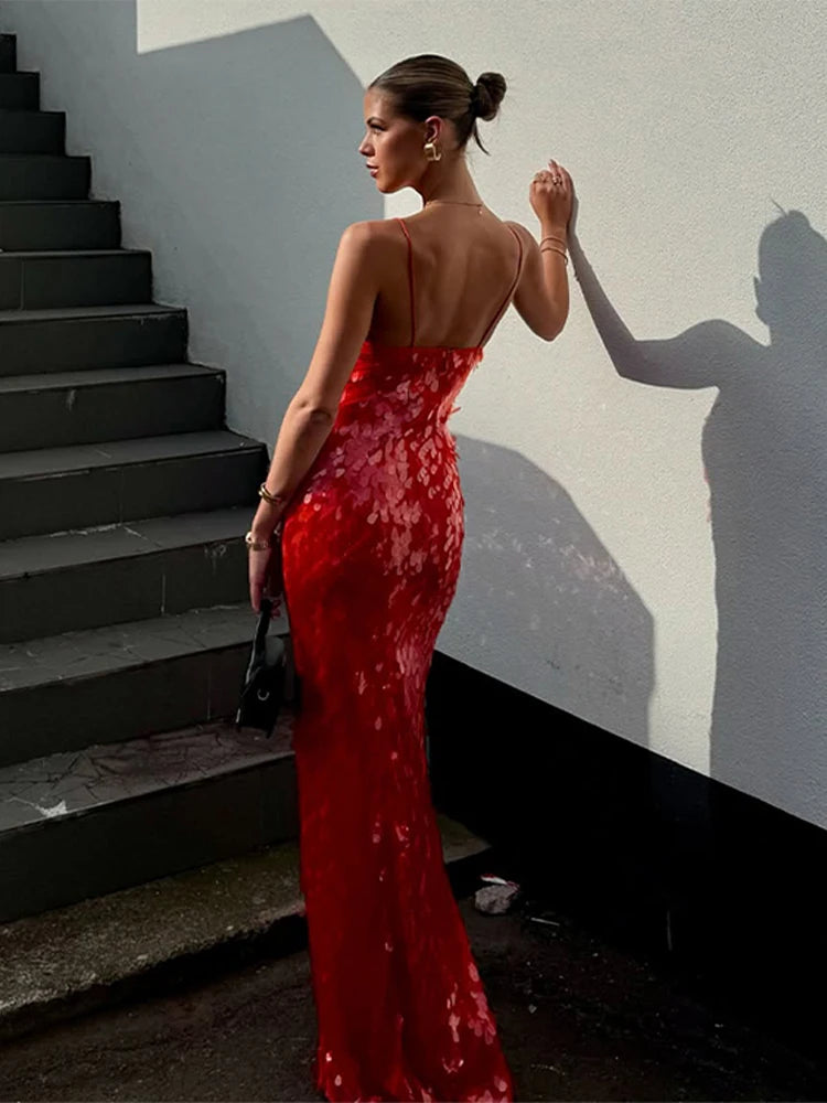 Aurora | Starlight Sequin Maxi Dress