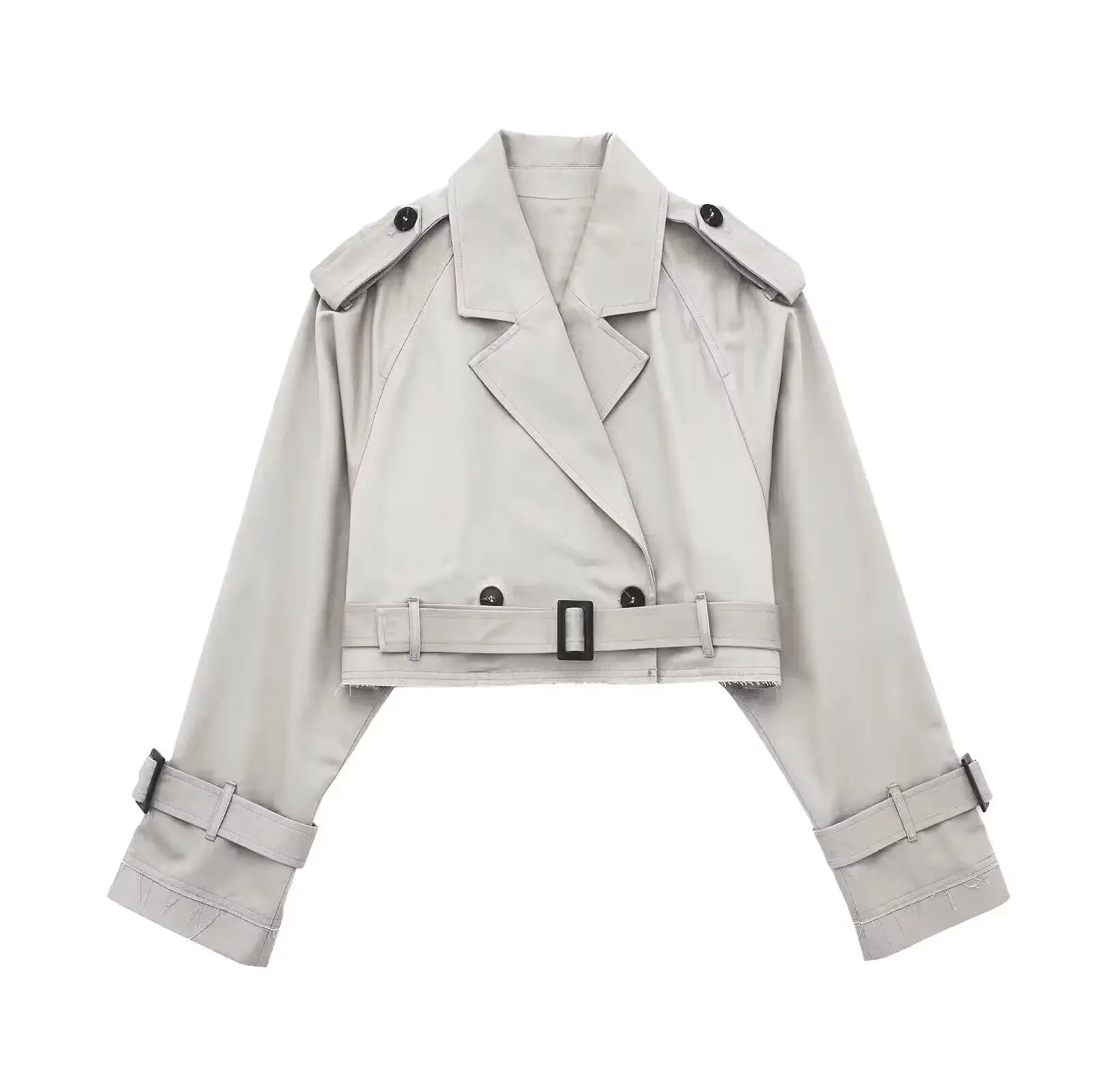 Sienna | Cropped Trench Jacket
