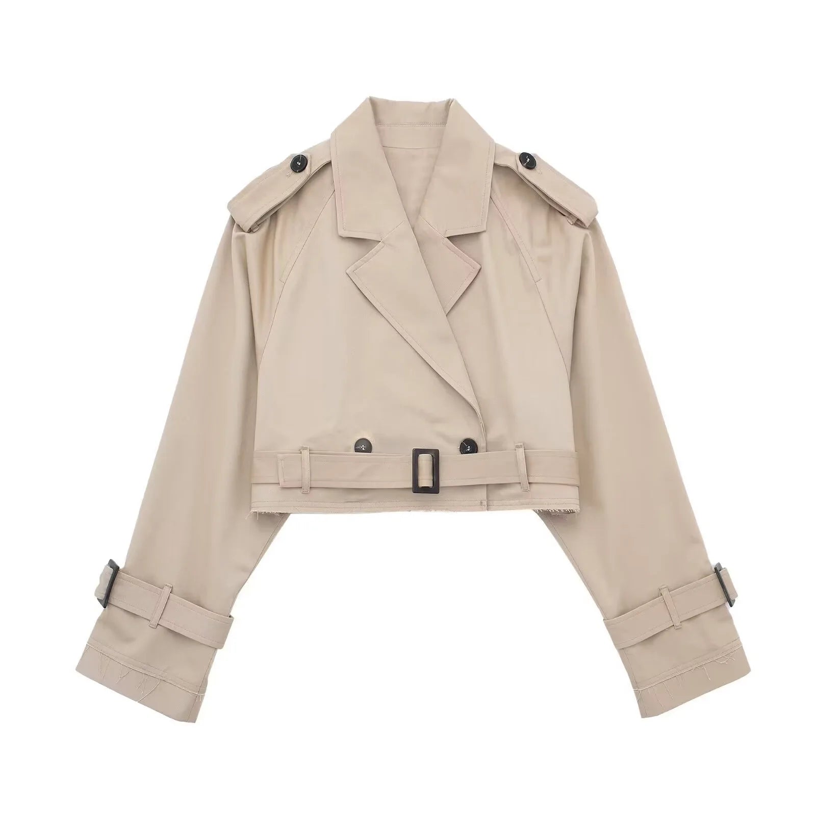 Sienna | Cropped Trench Jacket