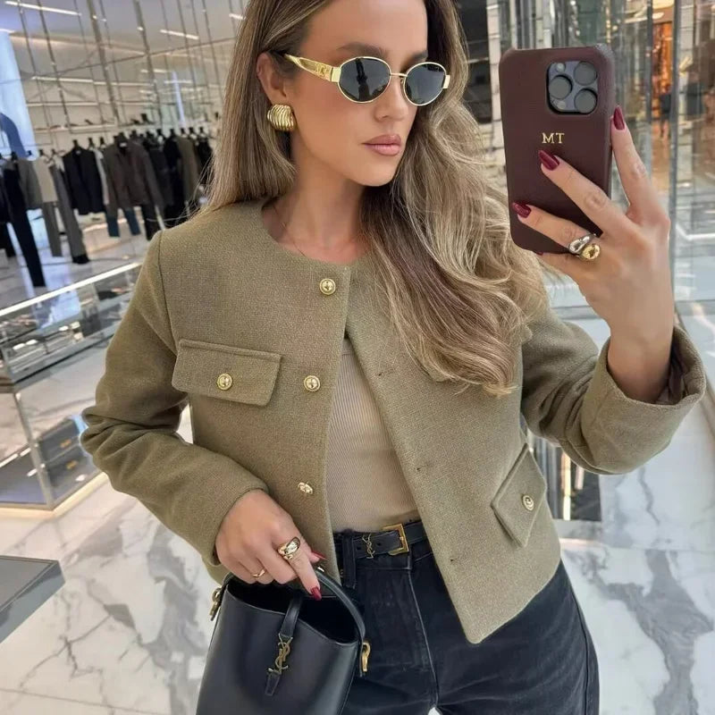 Lana | Chic Cropped Jacket