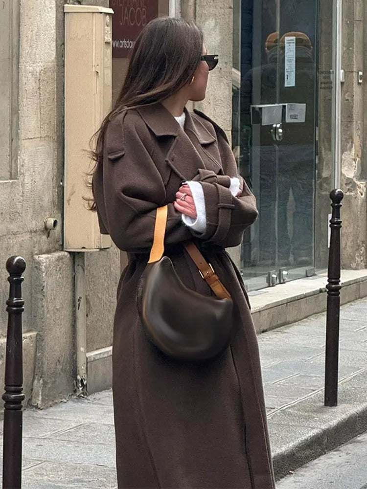 Liora | Wool-Blend Long Coat