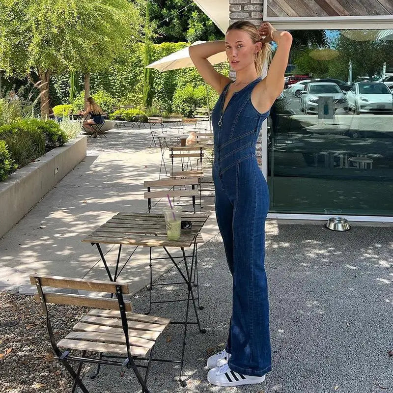 Noor | Denim Jumpsuit