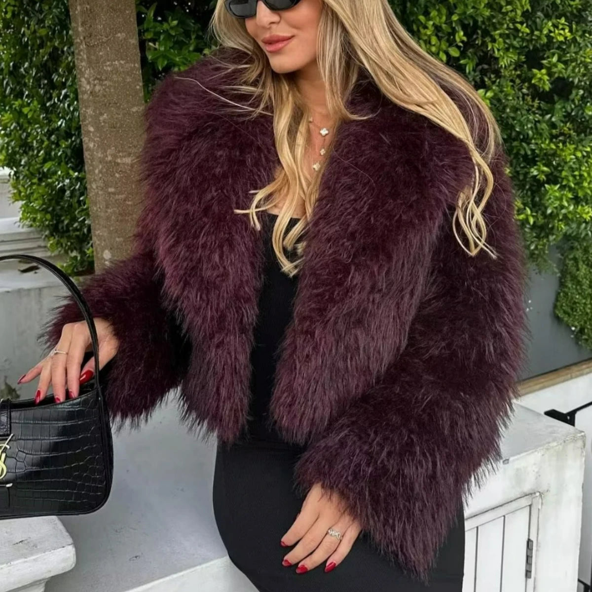 Vivienne | Faux-Fur Cropped Jacket