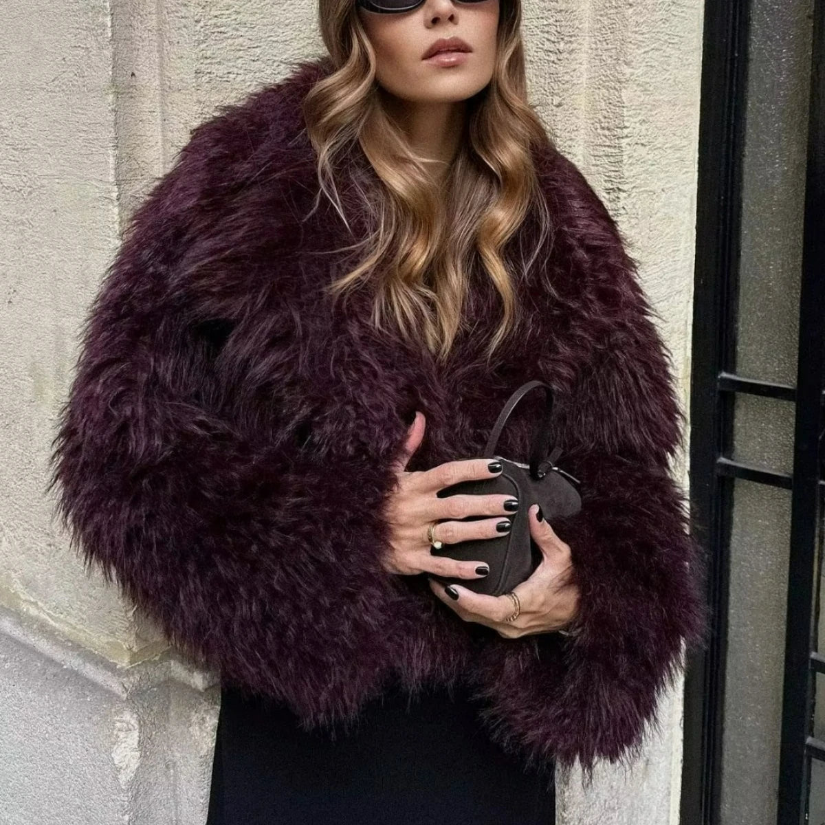Vivienne | Faux-Fur Cropped Jacket
