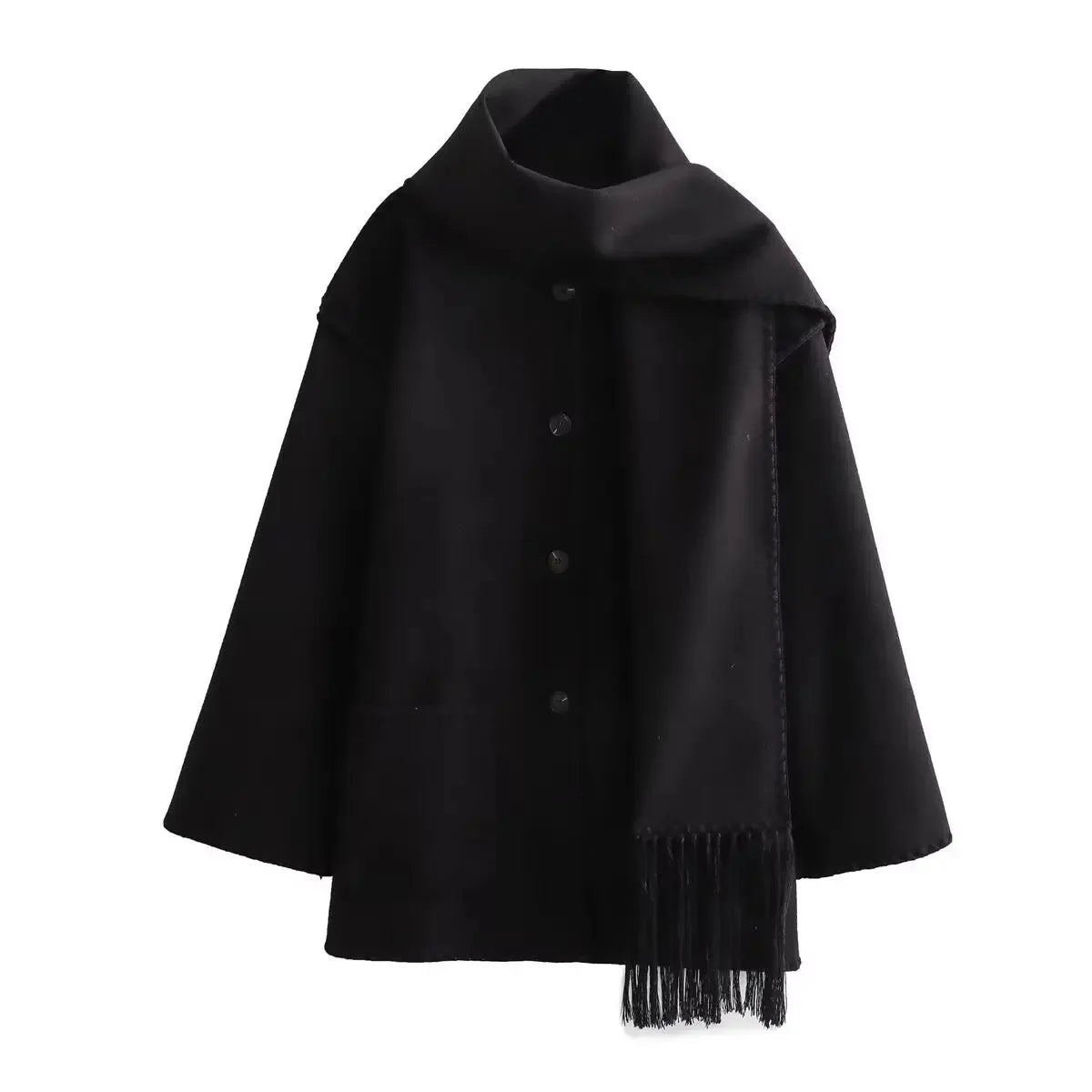 Isla | Scarf-Detail Jacket