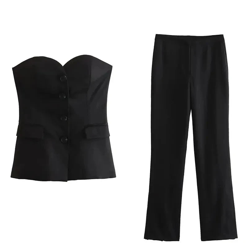Niamh | Refined Sleeveless Set