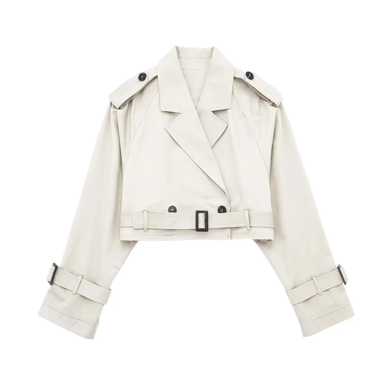 Sienna | Cropped Trench Jacket