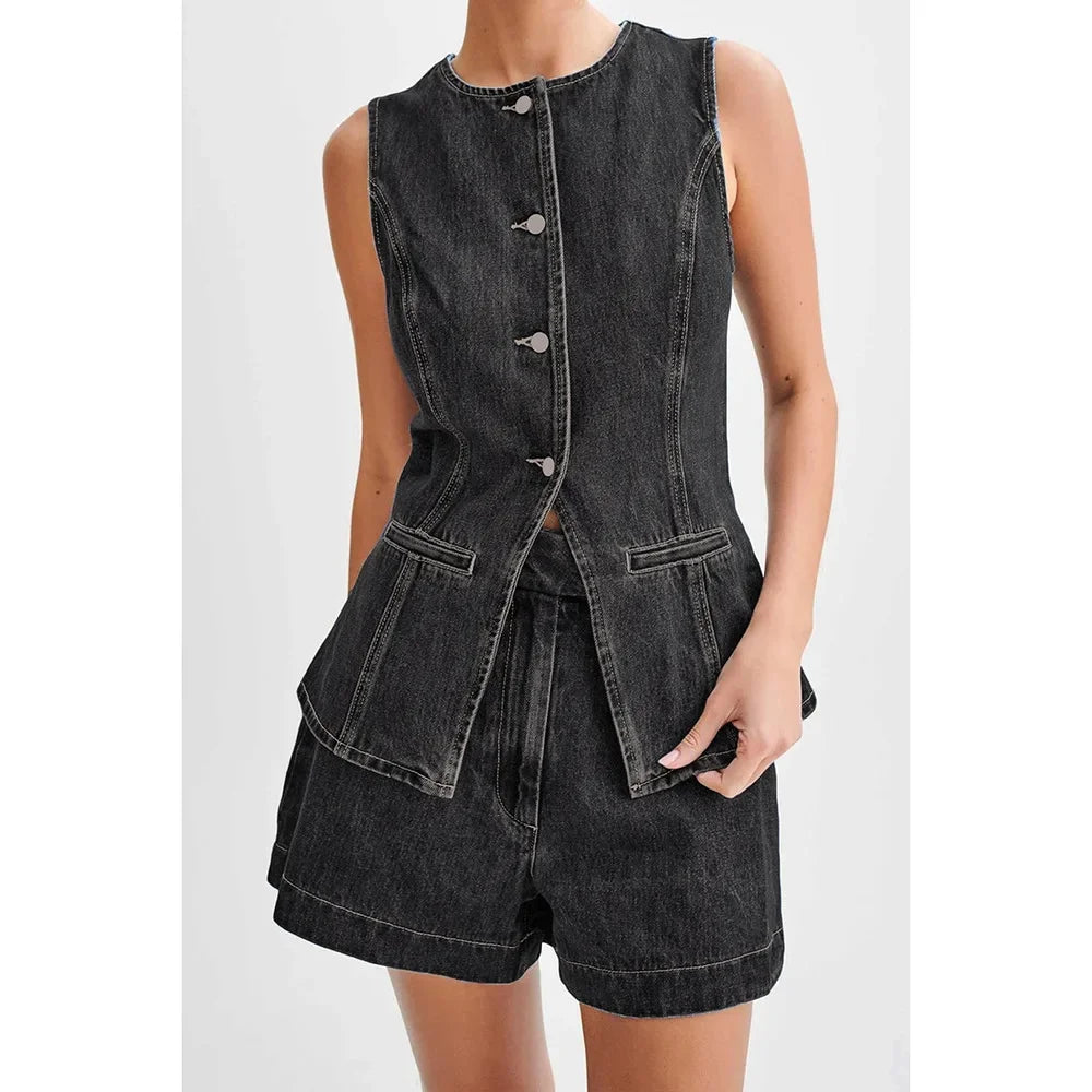 Celest | Denim Set