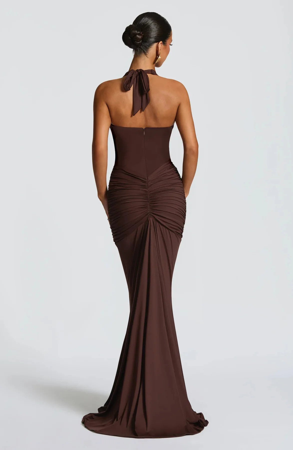 Serena | Refined Pleated Maxi Gown