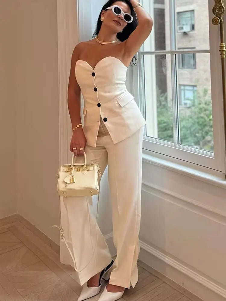 Niamh | Refined Sleeveless Set