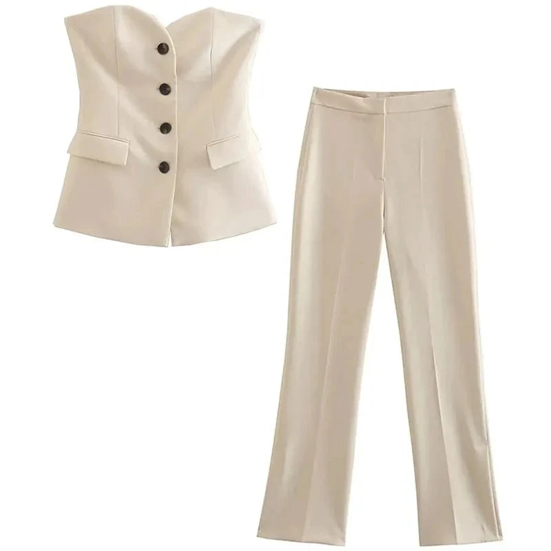 Niamh | Refined Sleeveless Set