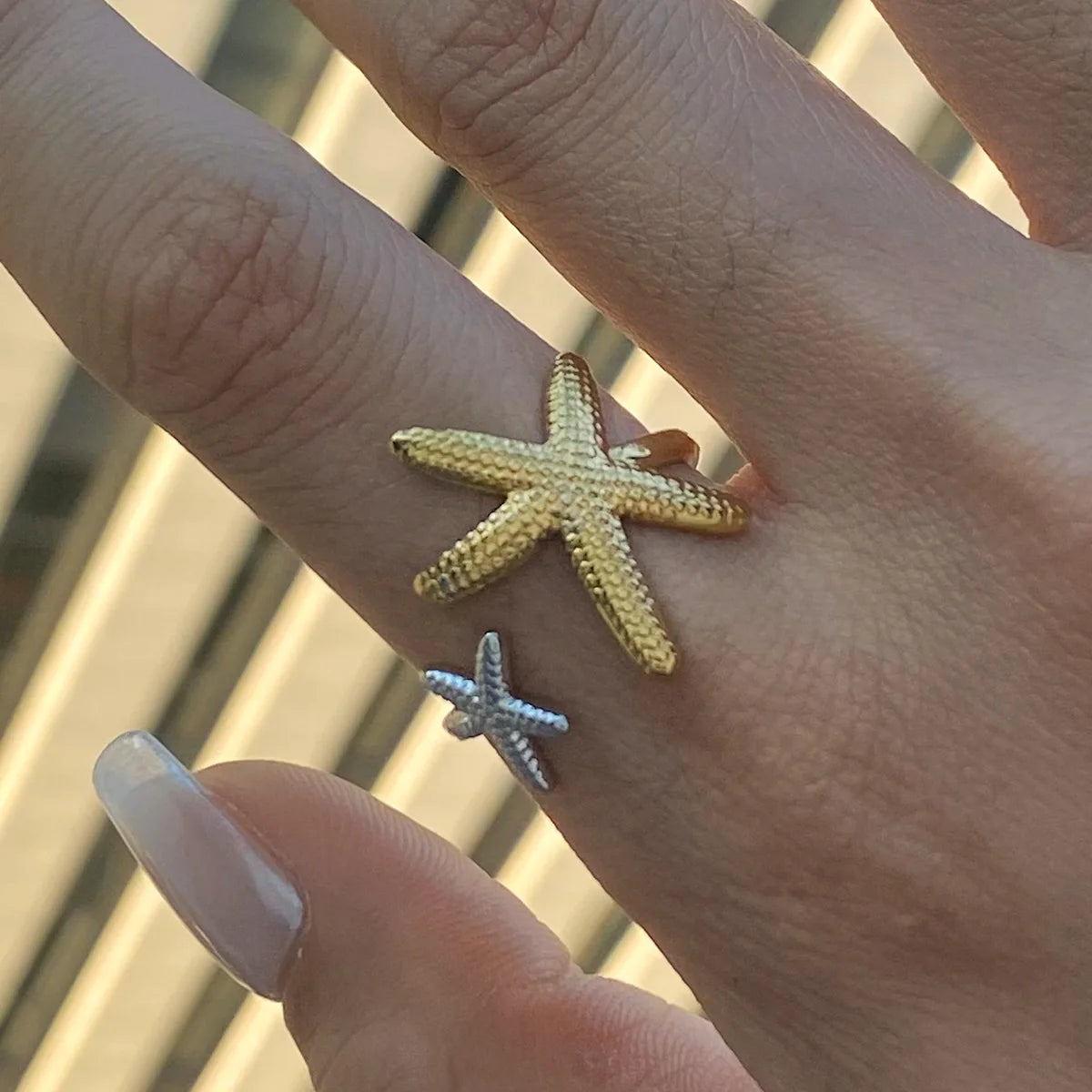 Maris | Adjustable Starfish Ring