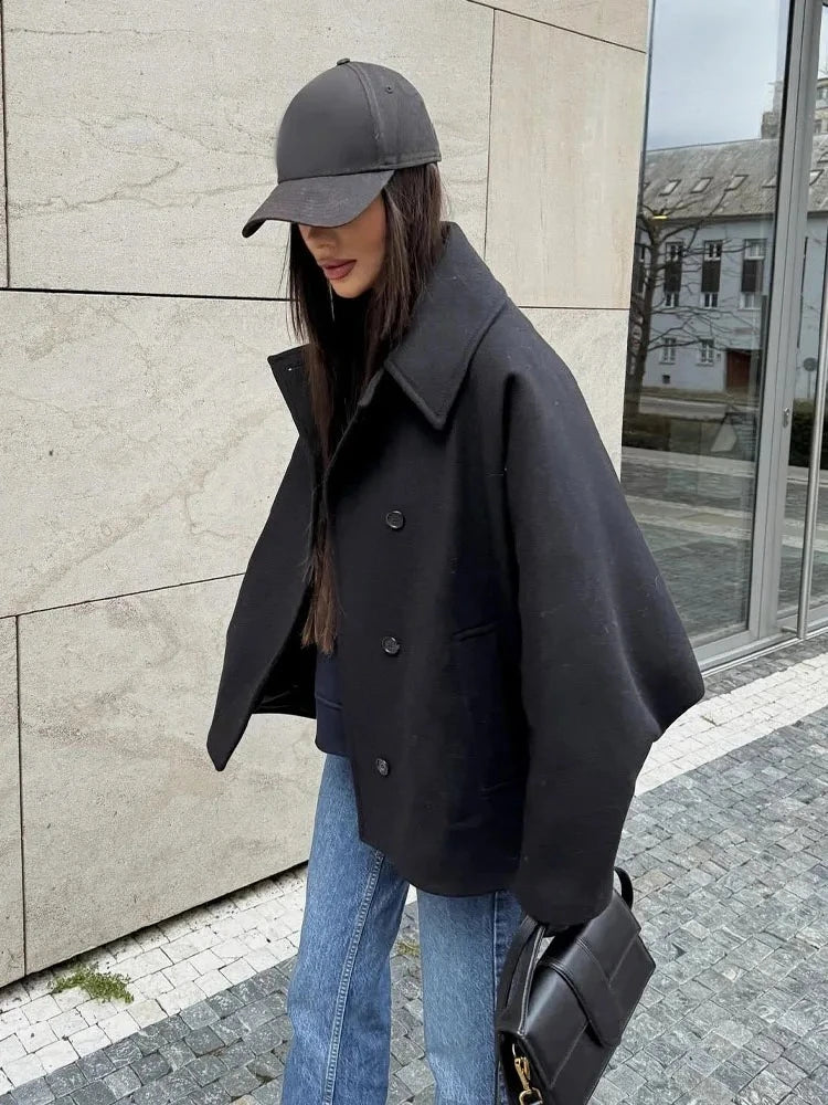 Élise | Oversized Collared Coat