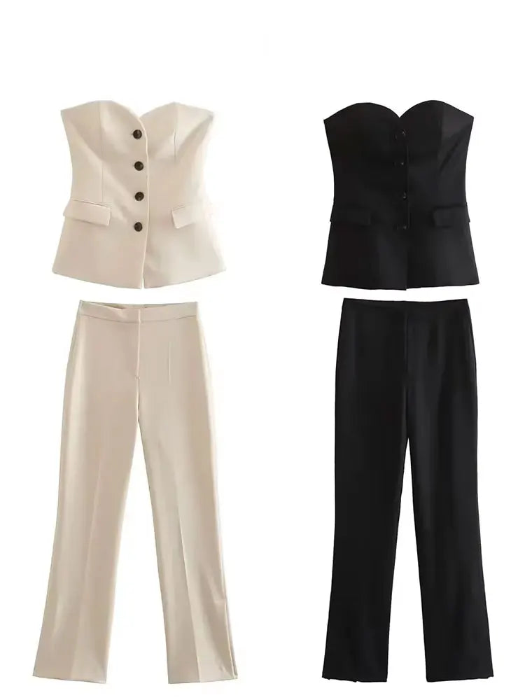 Niamh | Refined Sleeveless Set