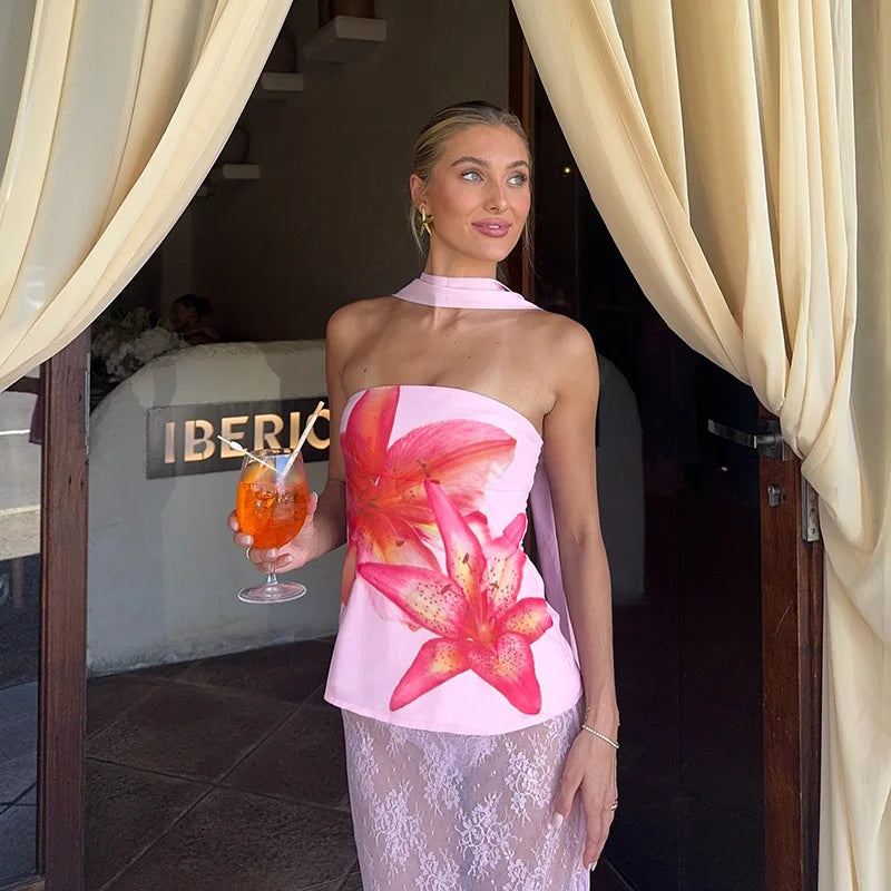 Lyra | Sleeveless Bloom Top