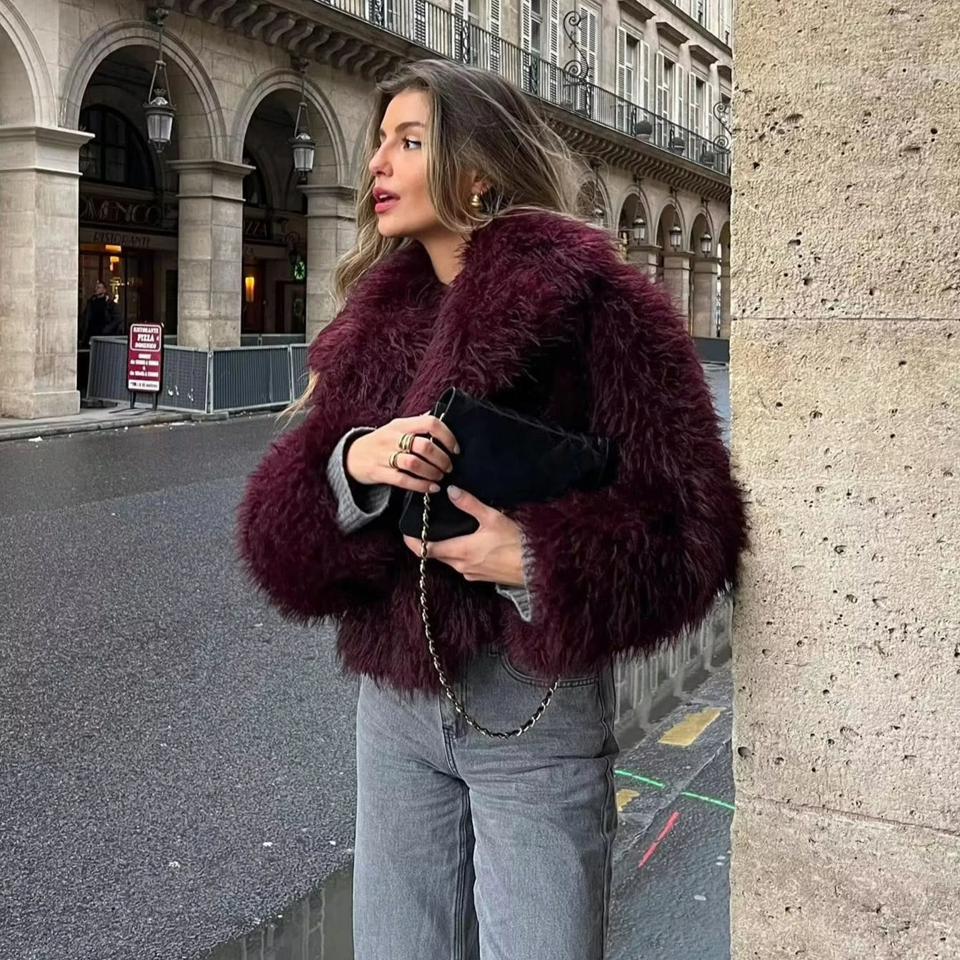 Vivienne | Faux-Fur Cropped Jacket