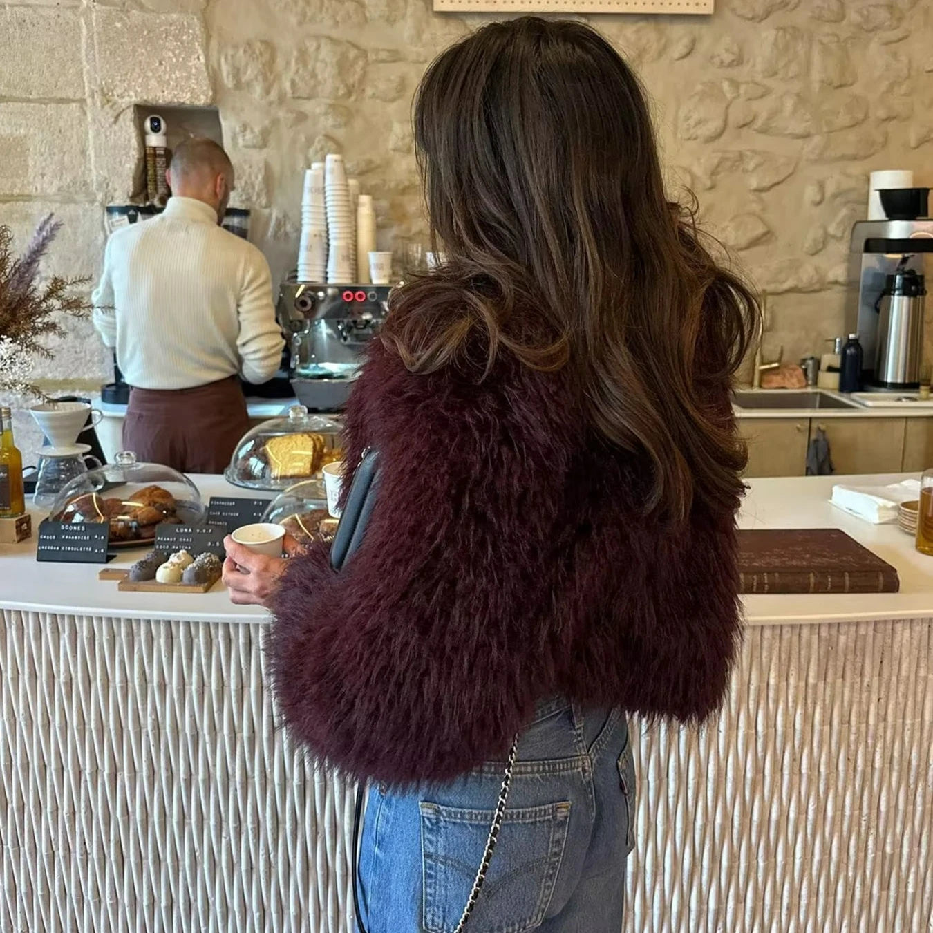 Vivienne | Faux-Fur Cropped Jacket