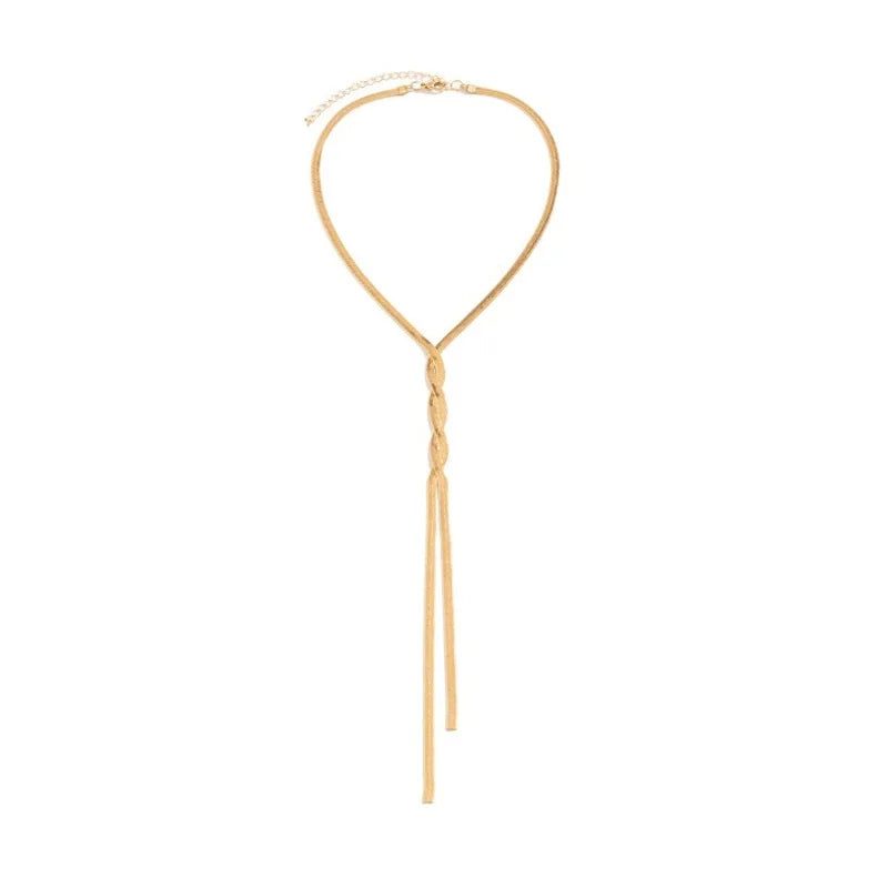 Amara | Twist Tassel Statement Necklace