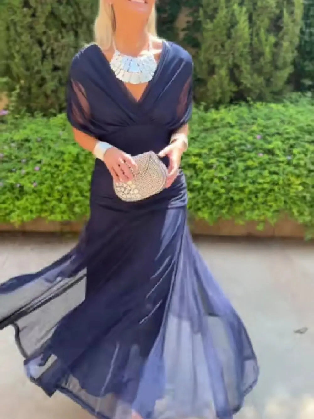 Marisela | Emerald Flow Gown