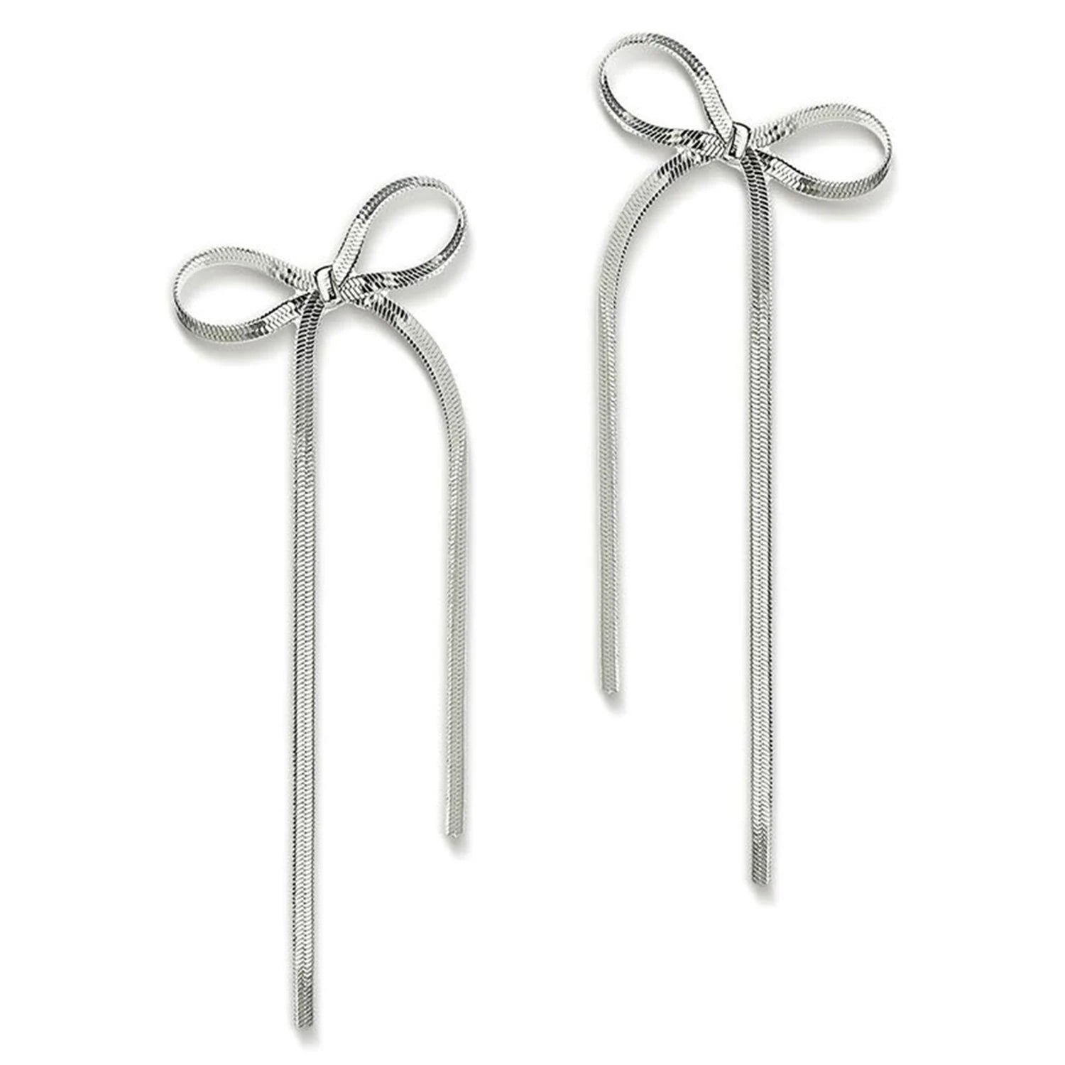 Kaia | Ribbon Drop Earrings