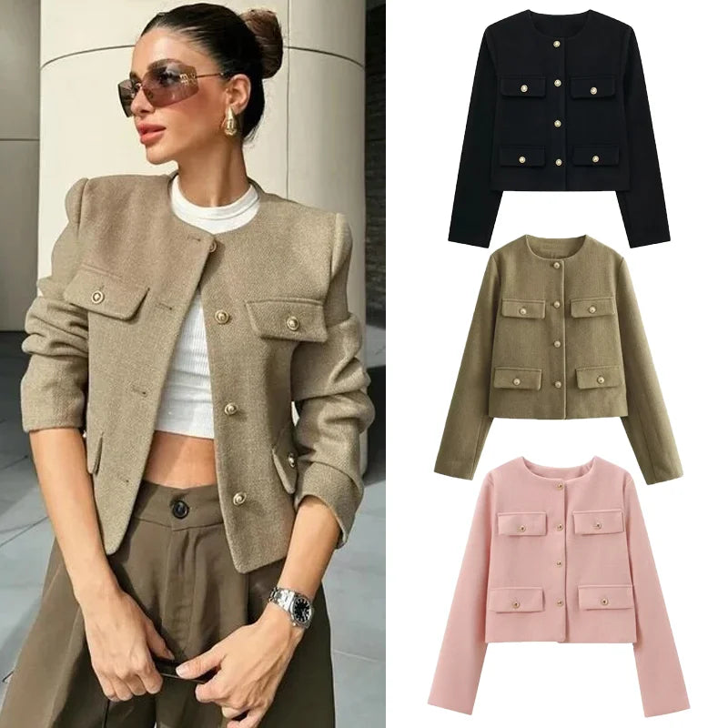 Lana | Chic Cropped Jacket
