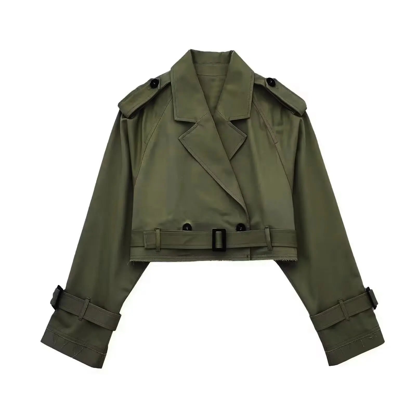 Sienna | Cropped Trench Jacket