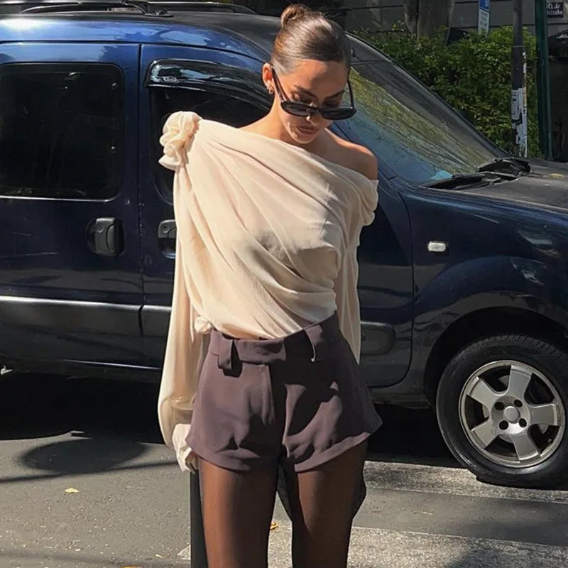 Sienna | One-Shoulder Floral Top