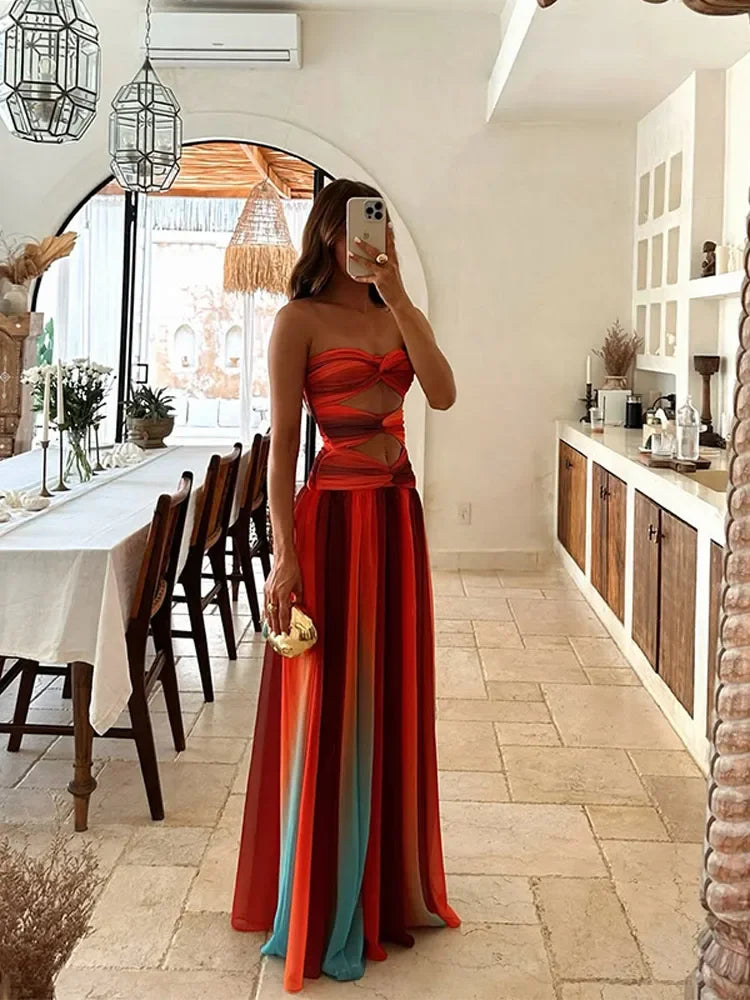 Aria | Strapless Flow Dress