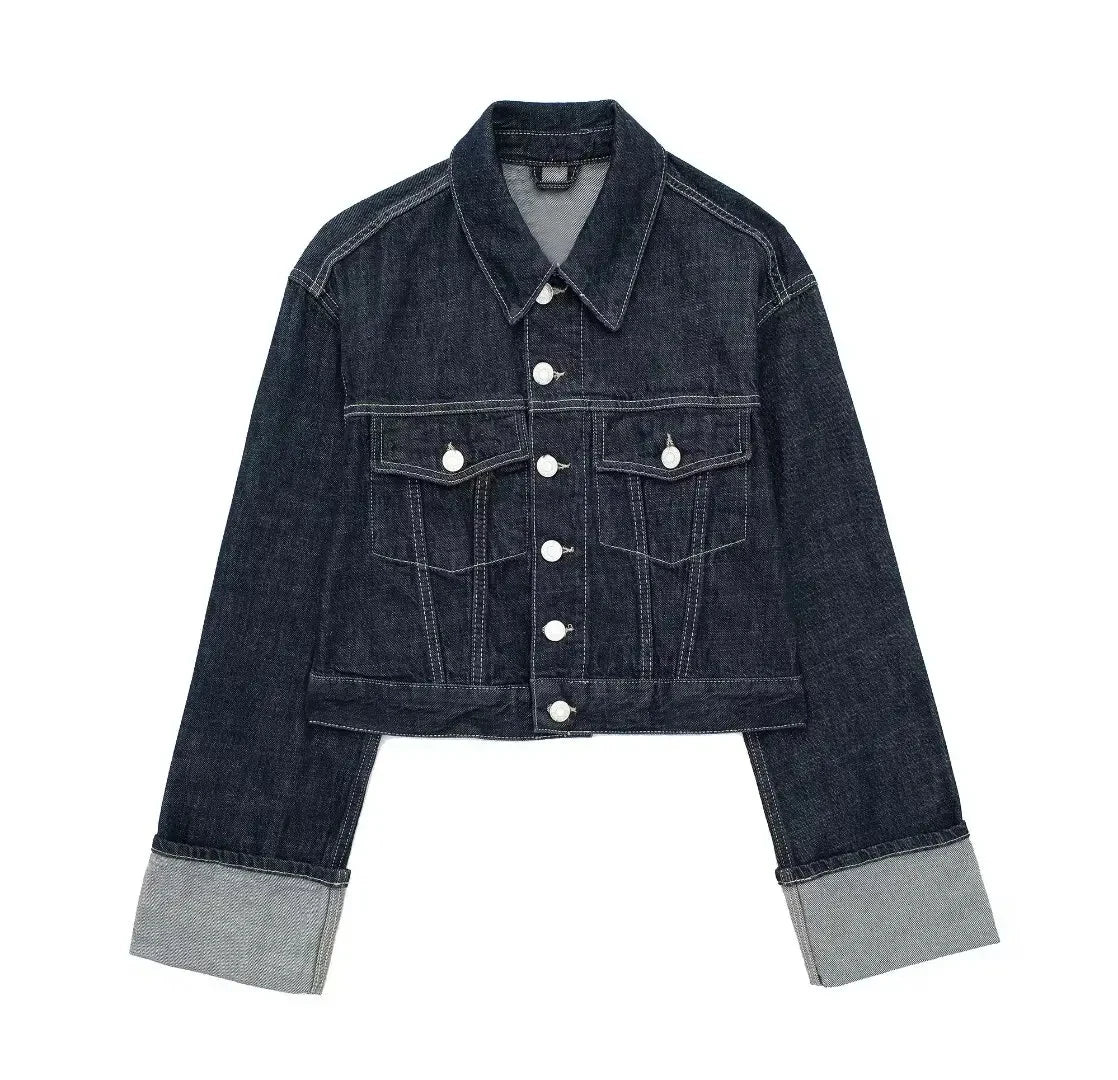 Elodie | Denim Jacket & High-Rise Jean Set