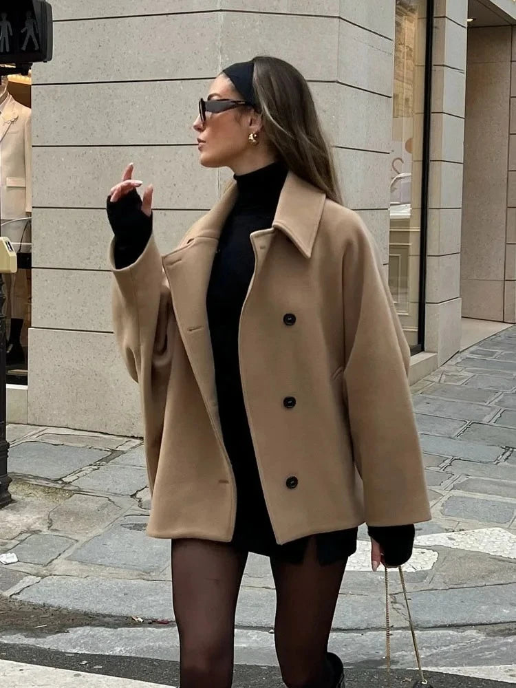 Élise | Oversized Collared Coat