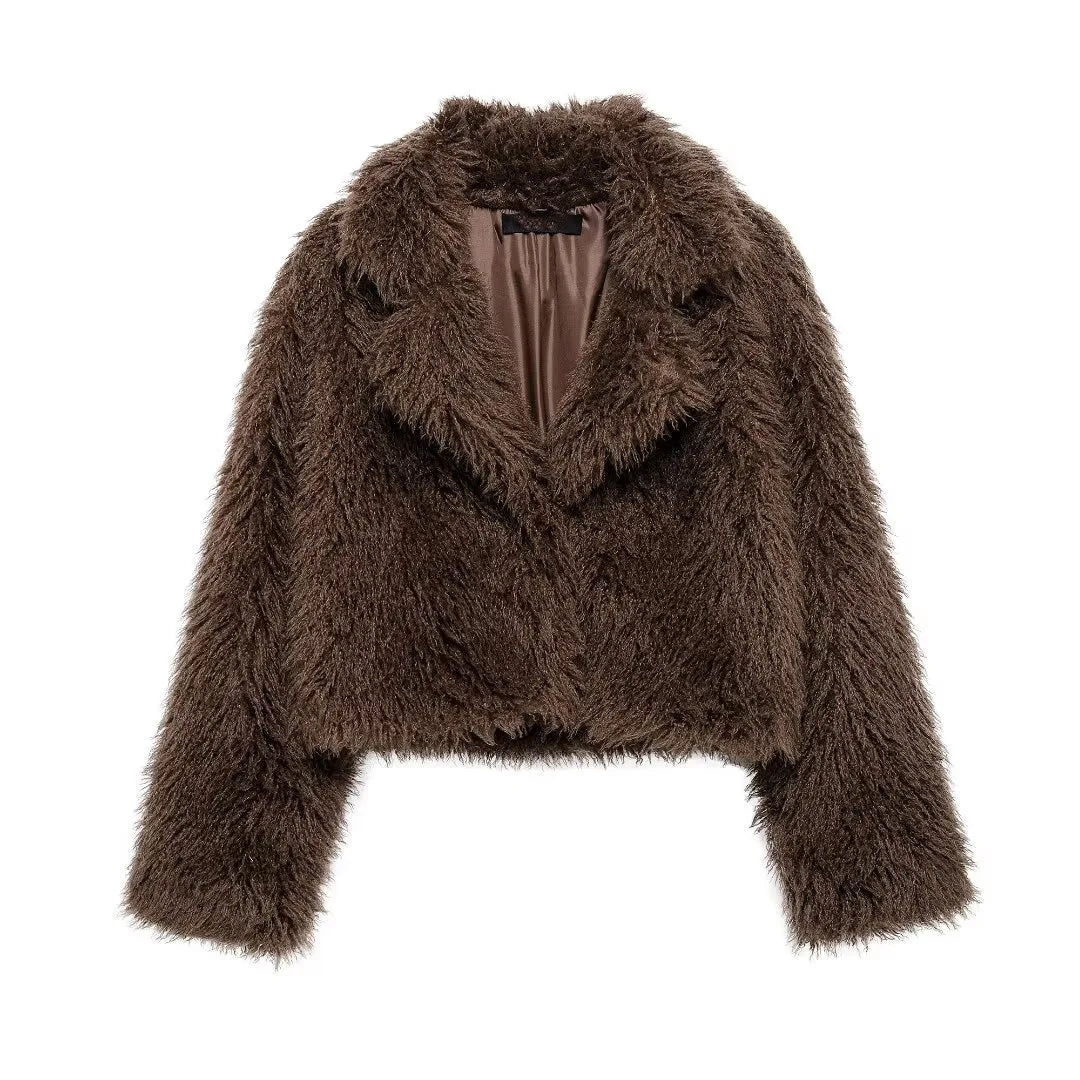 Vivienne | Faux-Fur Cropped Jacket