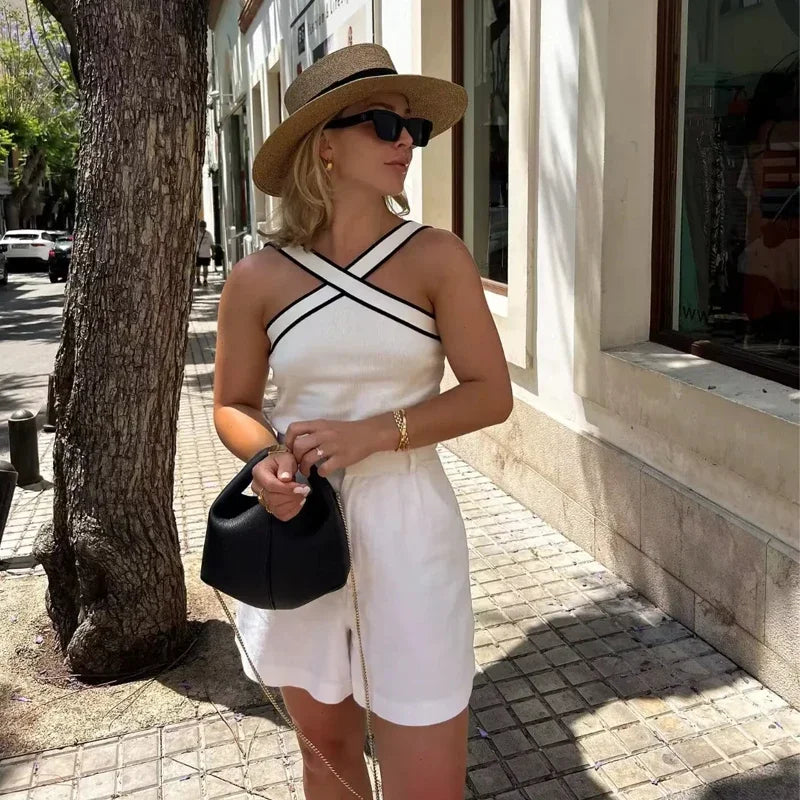 Lara | Twisted Front Tank Top