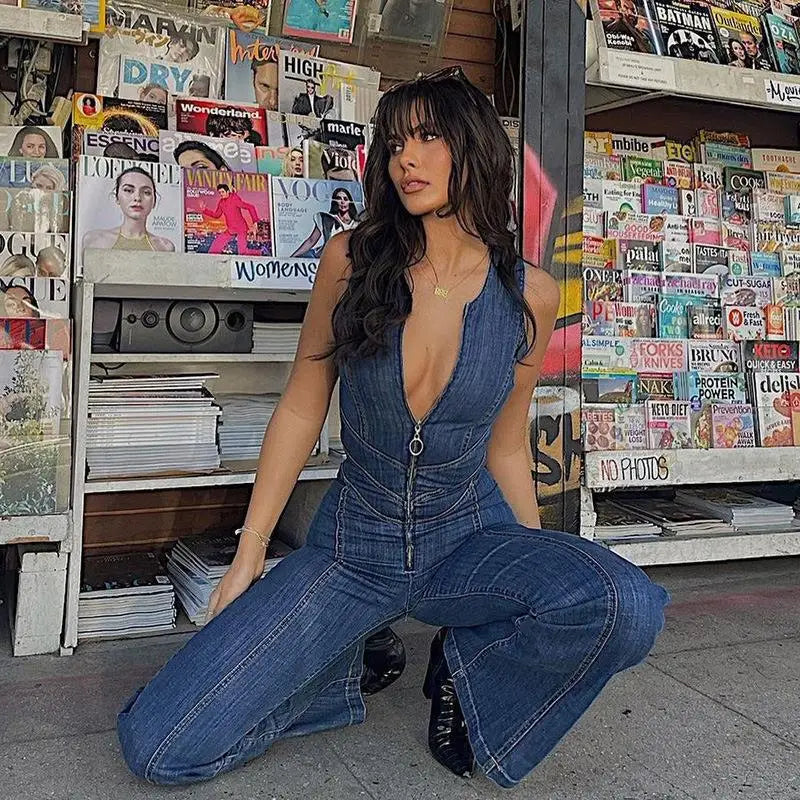 Noor | Denim Jumpsuit